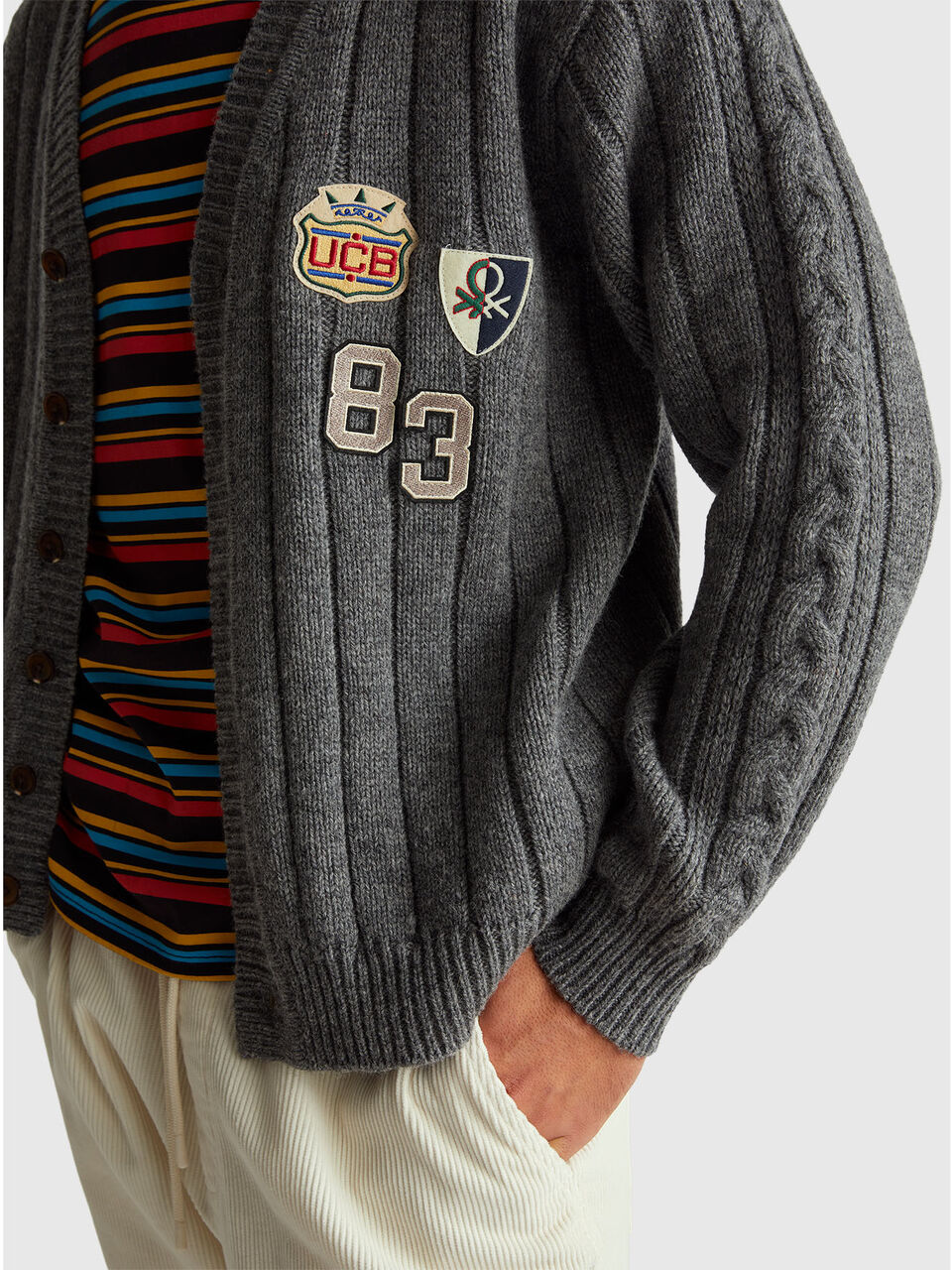 L/S CARDIGAN Men image number null