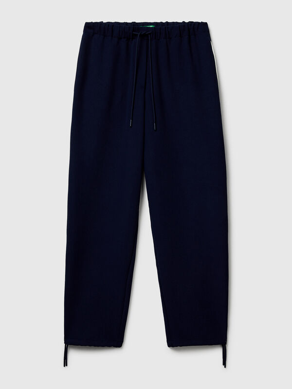 Trousers with elastic and drawstring Trousers with elastic and drawstring Women