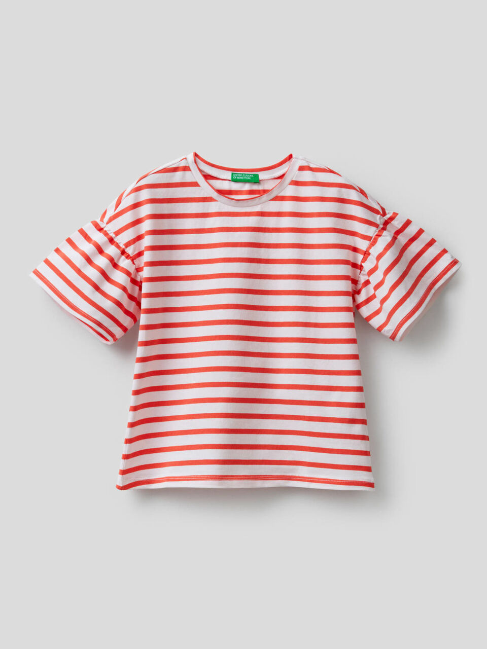 T-shirt with yarn dyed stripes image number 1