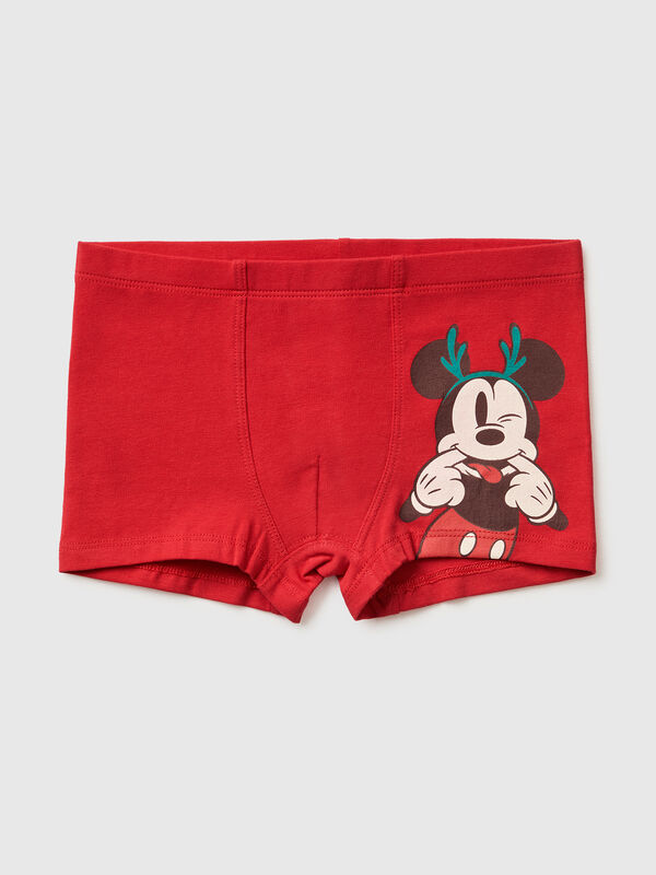 Mickey Mouse ©Disney Christmas red boxers Junior Boy