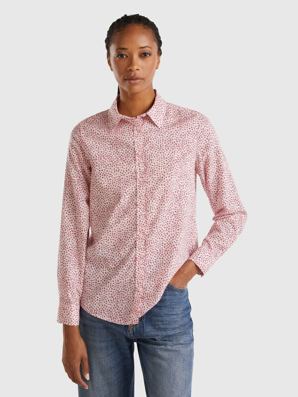 100% cotton patterned shirt Women