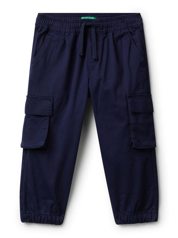 Cargo trousers with drawstring Junior Boy