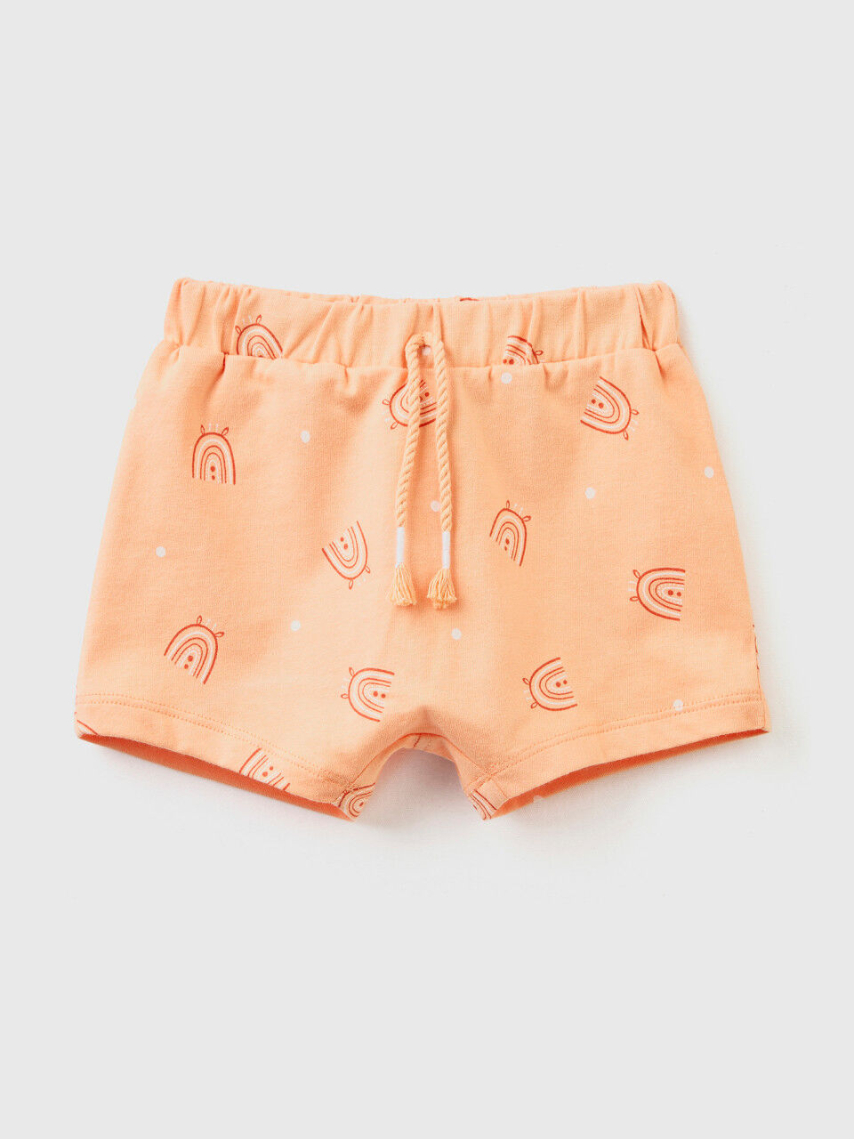 Patterned shorts in pure cotton