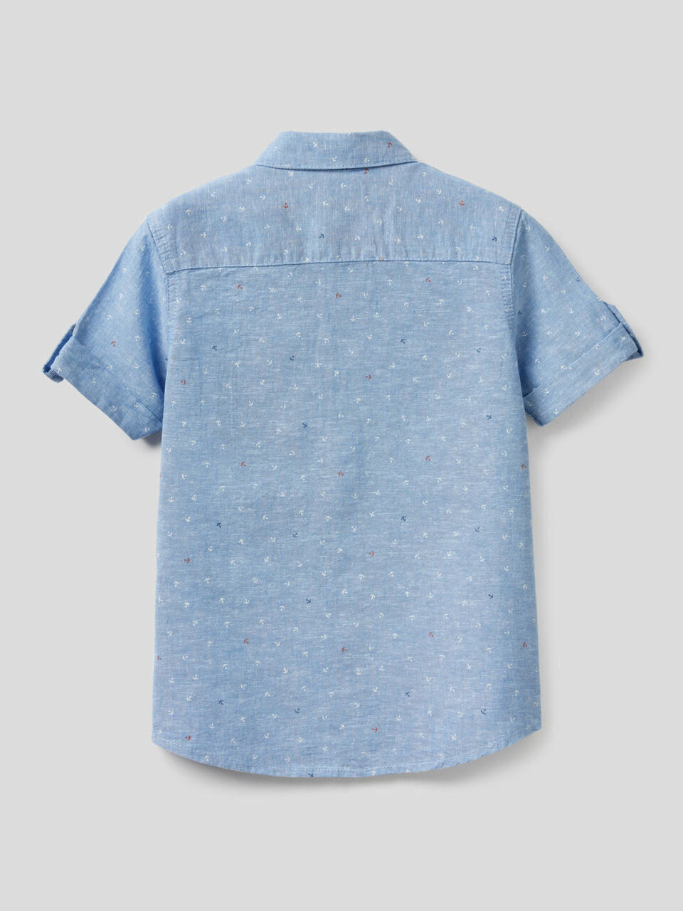 Sporty shirt in linen blend cotton image number 2