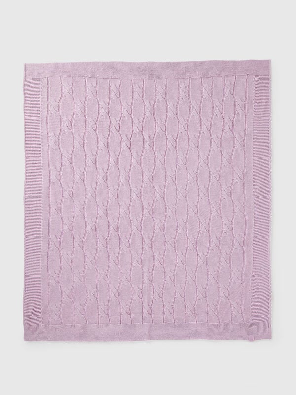 Cover with cable knit New Born (0-18 months)