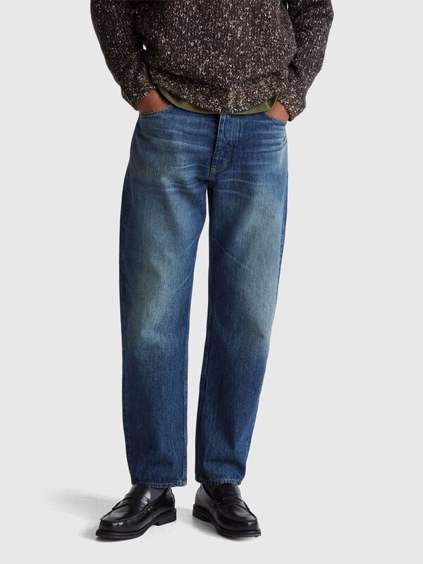 Five pocket tapered fit jeans Men