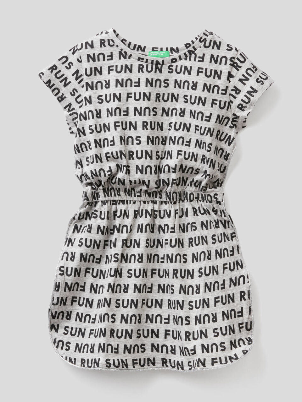 printed dress in pure cotton