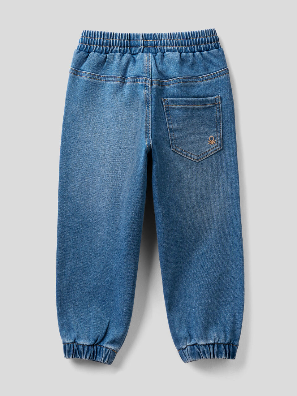 Denim-look sweat joggers image number 2