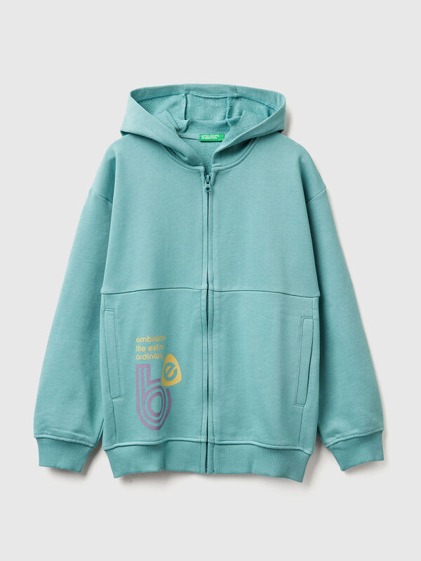 Boxy sweatshirt with prints Junior Boy