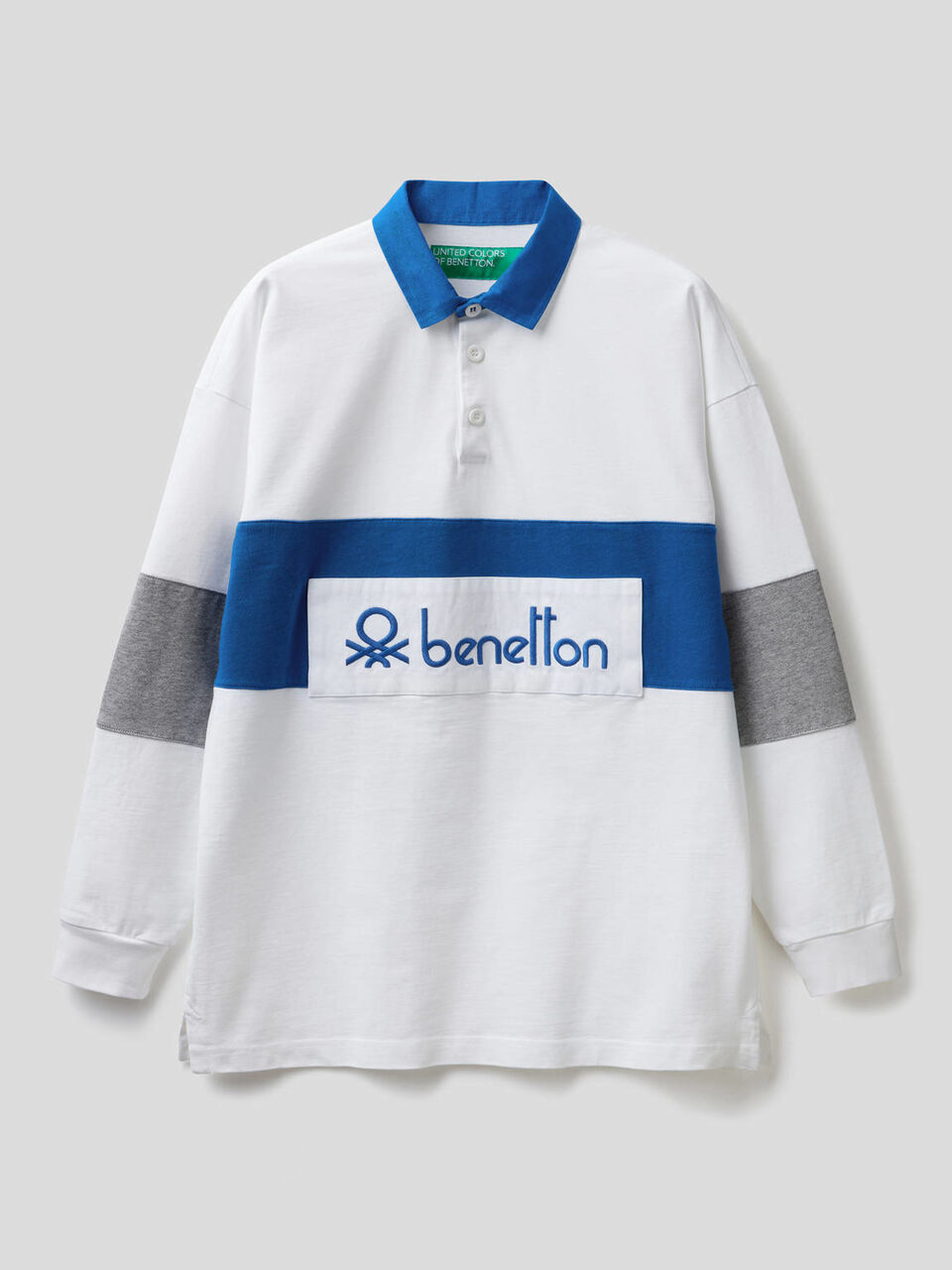 Rugby polo in organic cotton image number 1