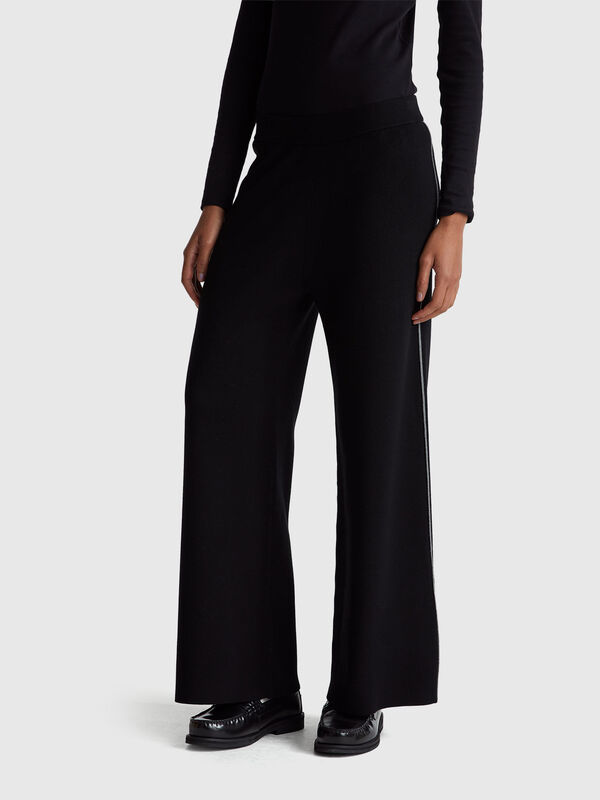 Palazzo trousers in viscose blend Women